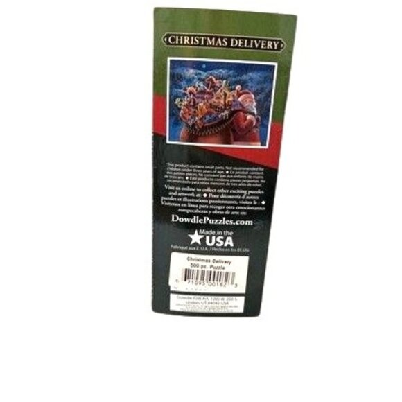 Dowdle Christmas Delivery 500-Piece Jigsaw Puzzle 16x20 Inches Santa Holiday Sce - Picture 5 of 5